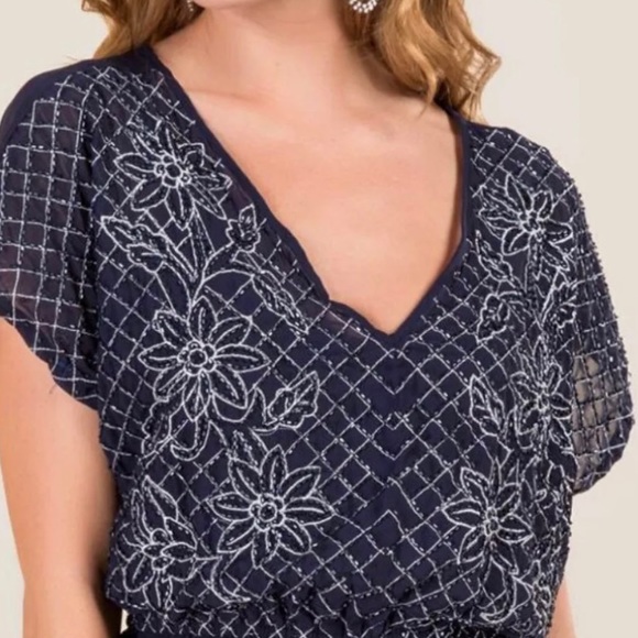 Francescas Asis Navy Romper - Picture 2 of 5